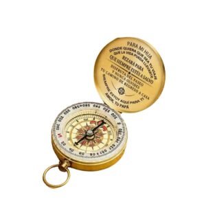 brújula personalizada de metal en Regalo Creativo