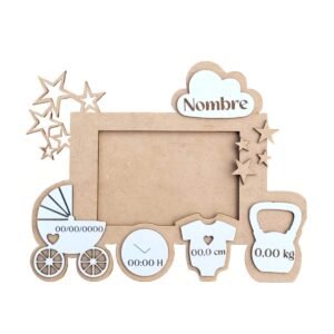 Marcos de fotos personalizados para recién nacido en Regalo Creativo