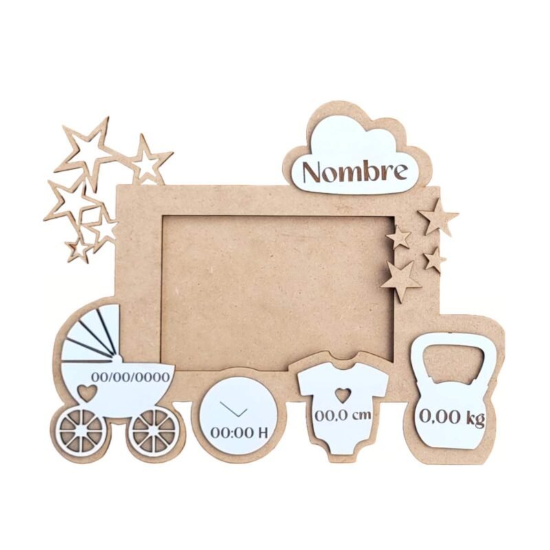 Marcos de fotos personalizados para recién nacido en Regalo Creativo