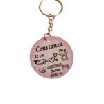 Llavero personalizado con texto de Regalo Creativo