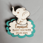 imán de madera personalizado