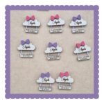 Imán de madera nube recuerdo Baby Shower para refri de Regalo Creativo